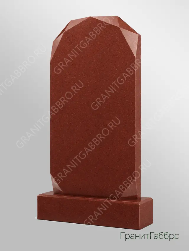 Классический памятник из Малинового кварцита