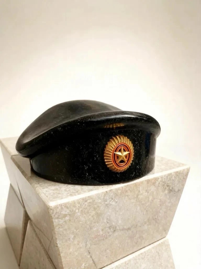 Чёрный берет из гранита