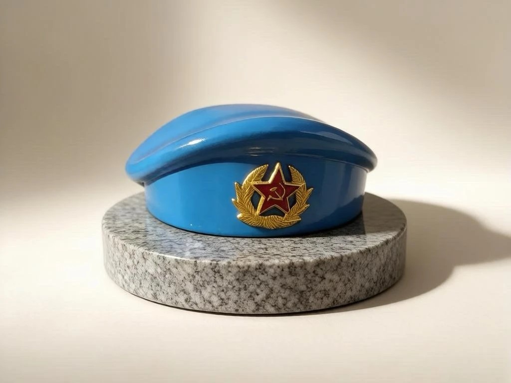 Голубой берет из гранита — вариант 1